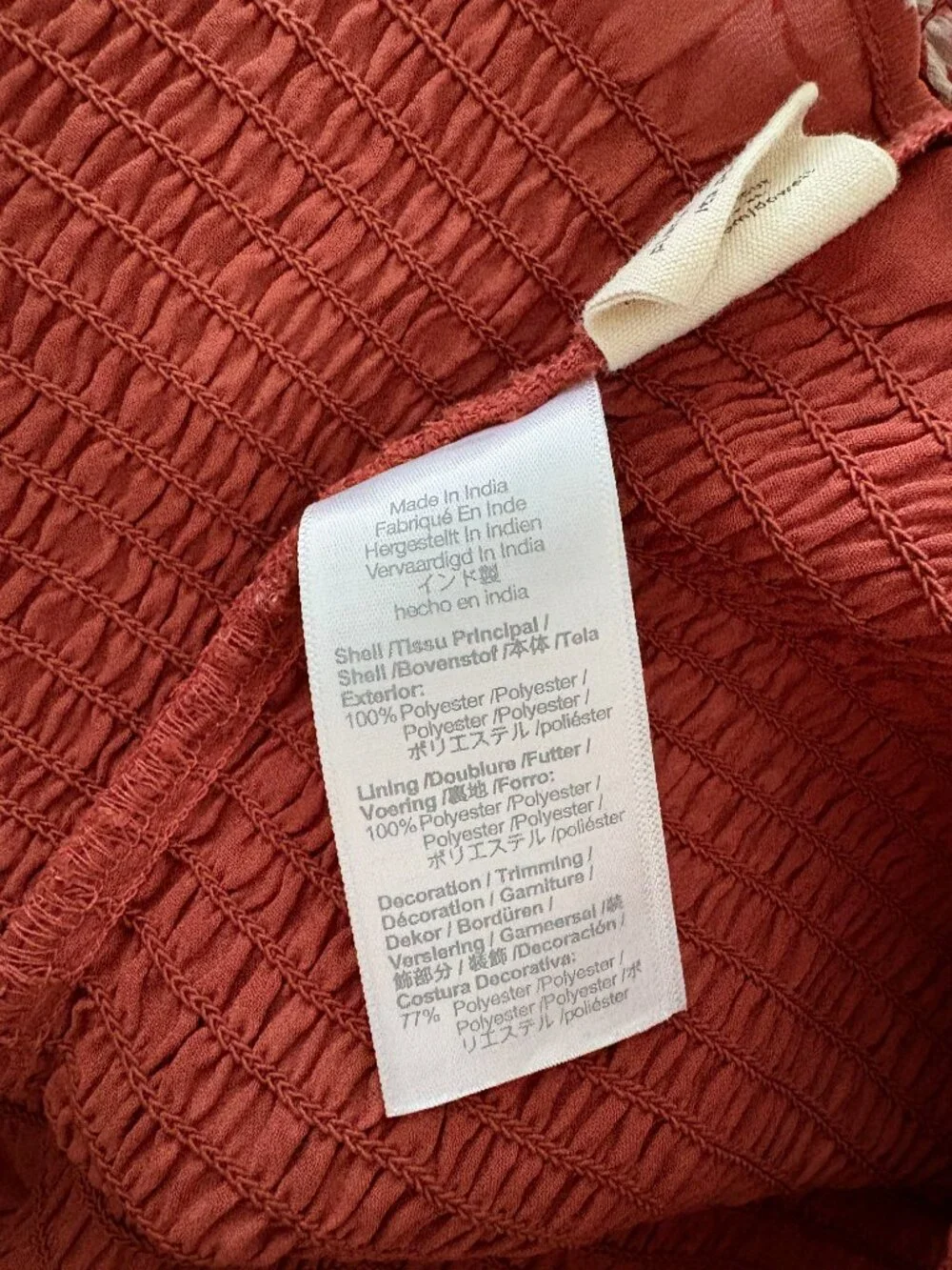 Madewell | Georgette Lucie Puff-Sleeve Smocked Bodice Top